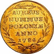 Poland Ducat Stanislaus Augustus 1784 EB KM# 201 AUREUS NUMMUS POLONIAE ANNO 1785 E B coin reverse Poland Ducat Stanislaus Augustus 1784 EB KM# 201 AUREUS NUMMUS POLONIAE ANNO 1785 E B coin reverse
