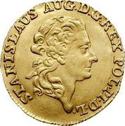 Poland Ducat Stanislaus Augustus 1793 MV KM# 196 STANISLAUS AUG D G REX POL M D L coin obverse Poland Ducat Stanislaus Augustus 1793 MV KM# 196 STANISLAUS AUG D G REX POL M D L coin obverse