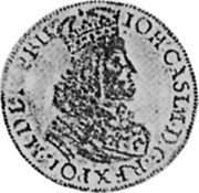 Poland Ort Elbing City Coin 1651 WVE KM# 50 IOH CASIM D G REX POL M D L R PRUS coin obverse Poland Ort Elbing City Coin 1651 WVE KM# 50 IOH CASIM D G REX POL M D L R PRUS coin obverse