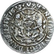 Poland Ort (Sigismund III) KM# 14 MONETA CIVIT GEDANENSIS 1615 coin reverse Poland Ort (Sigismund III) KM# 14 MONETA CIVIT GEDANENSIS 1615 coin reverse