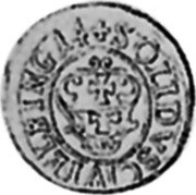 Poland Solidus (Szelag, Schilling) Elbing City Coin (16)14 KM# 5 SOLIDVS CIVI ELBING 14 coin reverse Poland Solidus (Szelag, Schilling) Elbing City Coin (16)14 KM# 5 SOLIDVS CIVI ELBING 14 coin reverse