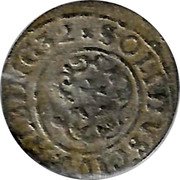 Poland Solidus (Szelag, Schilling) Gustavus Adolphus 1632 KM# 23 SOLIDVS CIVIT ELBING 32 coin reverse