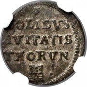 Poland Solidus (Szelag, Schilling) Michael I 1671 KM# 50 SOLIDVS CIVITATIS THORVN coin reverse Poland Solidus (Szelag, Schilling) Michael I 1671 KM# 50 SOLIDVS CIVITATIS THORVN coin reverse