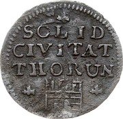 Poland Solidus (Szelag, Schilling) Stanislaus Augustus 1765 KM# 65 SOLID CIVITAT THORUN coin reverse