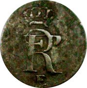 Poland Solidus (Szelag, Schilling) Friedrich II 1780 E C# 6B FR E coin obverse Poland Solidus (Szelag, Schilling) Friedrich II 1780 E C# 6B FR E coin obverse