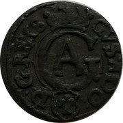 Poland Solidus (Szelag, Schilling) (Gustavus Adolphus) KM# 38 GA GVS ADO D G REX coin obverse Poland Solidus (Szelag, Schilling) (Gustavus Adolphus) KM# 38 GA GVS ADO D G REX coin obverse