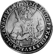 Poland Thaler Sigismund III 1631 II KM# 18 SIG III D G REX POL ET SVEC M D LIT RVS PRVS M coin obverse Poland Thaler Sigismund III 1631 II KM# 18 SIG III D G REX POL ET SVEC M D LIT RVS PRVS M coin obverse