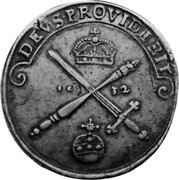 Poland Thaler Bromberg Coin 1632 KM# 1 DEVS PROVIDEBIT 16 32 coin obverse Poland Thaler Bromberg Coin 1632 KM# 1 DEVS PROVIDEBIT 16 32 coin obverse