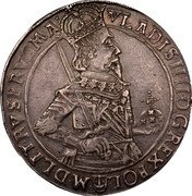 Poland Thaler Wladyslaw IV Vasa 1633 II KM# 54 VLADIS IIII D G REX POL M D LIT RVS PRVS MA coin obverse Poland Thaler Wladyslaw IV Vasa 1633 II KM# 54 VLADIS IIII D G REX POL M D LIT RVS PRVS MA coin obverse
