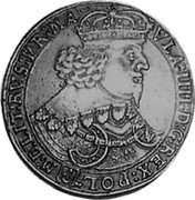 Poland Thaler Wladislaus IV Vasa 1642 GG BS KM# 62 VLA IIII D G REX POL M D LIT RVS PR MA coin obverse Poland Thaler Wladislaus IV Vasa 1642 GG BS KM# 62 VLA IIII D G REX POL M D LIT RVS PR MA coin obverse
