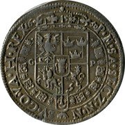 Poland Thaler Johann Casimir 1650 GP KM# 74 P M SA SE CZ N N SV GO VA H REX 16 50 G P coin reverse Poland Thaler Johann Casimir 1650 GP KM# 74 P M SA SE CZ N N SV GO VA H REX 16 50 G P coin reverse