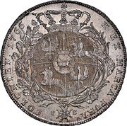 Poland Thaler Stanislaus Augustus 1766 FS KM# 187 X EX MARCA PURA FS COLONIEN 1766 coin reverse Poland Thaler Stanislaus Augustus 1766 FS KM# 187 X EX MARCA PURA FS COLONIEN 1766 coin reverse