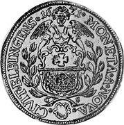 Poland Thaler Michael I 1671 CS KM# 91 MONETA NOVA CIVIT ELBINGENS 16 71 C S coin reverse Poland Thaler Michael I 1671 CS KM# 91 MONETA NOVA CIVIT ELBINGENS 16 71 C S coin reverse