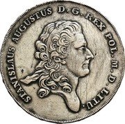Poland Thaler Stanislaus Augustus 1779 EB KM# 194 STANISLAUS AUGUSTUS D G REX POL M D LITU coin obverse Poland Thaler Stanislaus Augustus 1779 EB KM# 194 STANISLAUS AUGUSTUS D G REX POL M D LITU coin obverse