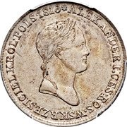 Poland Zloty Nicholas I 1832 KG Mintage included in #114.1 C# 114.2 ALEXANDER I.CES ROS WSKRZESICIEL KRÓL POLS 1815 coin obverse Poland Zloty Nicholas I 1832 KG Mintage included in #114.1 C# 114.2 ALEXANDER I.CES ROS WSKRZESICIEL KRÓL POLS 1815 coin obverse