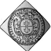 Poland 1-1/2 Talar (Gustaw II Adolf Swedish Occupation) MONETA NOVA CI VIT ELBINGENSIS 16 28 coin reverse