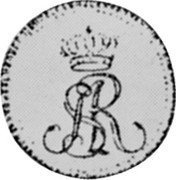 Poland 1/2 Gulden (Pattern Coin) KM# Pn96 SAR coin obverse Poland 1/2 Gulden (Pattern Coin) KM# Pn96 SAR coin obverse