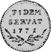 Poland 1/2 Gulden (Pattern Coin) KM# Pn96 FIDEM SERVAT 1771 coin reverse Poland 1/2 Gulden (Pattern Coin) KM# Pn96 FIDEM SERVAT 1771 coin reverse