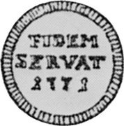 Poland 1/2 Gulden (Pattern Coin) KM# Pn95 FIDEM SERVAT 1771 coin reverse Poland 1/2 Gulden (Pattern Coin) KM# Pn95 FIDEM SERVAT 1771 coin reverse