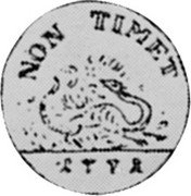 Poland 1/2 Gulden (Pattern Coin) KM# Pn90 NON TIMET 1771 coin reverse Poland 1/2 Gulden (Pattern Coin) KM# Pn90 NON TIMET 1771 coin reverse
