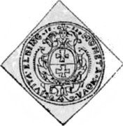 Poland 1/2 Talar (Gustaw II Adolf Swedish Occupation) MONETA NOVA CIVITA ELBING 16 28 coin reverse