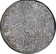 Croatia 1/2 Tallero (Polubradan. St. Blaise) DIVINA PER TE OPE S B coin obverse Croatia 1/2 Tallero (Polubradan. St. Blaise) DIVINA PER TE OPE S B coin obverse
