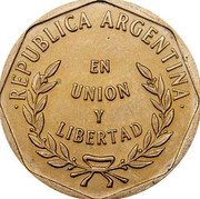 Argentina 1 Centavo (Pattern) .REPUBLICA ARGENTINA. EN UNION Y LIBERTAD coin obverse Argentina 1 Centavo (Pattern) .REPUBLICA ARGENTINA. EN UNION Y LIBERTAD coin obverse