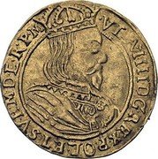 Poland 1 Ducat (Thorn City) KM# 22.1d VLADIIII D G REX POL ET SVE M D L R P M coin obverse Poland 1 Ducat (Thorn City) KM# 22.1d VLADIIII D G REX POL ET SVE M D L R P M coin obverse