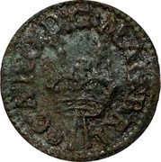 Ireland 1 Farthing (Charles I Richmond issue. type 12) CARO! D! G! MAG! BRI coin obverse Ireland 1 Farthing (Charles I Richmond issue. type 12) CARO! D! G! MAG! BRI coin obverse
