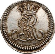 Poland 1 Groschen Pattern Coin 1771 KM# Pn85 SAR coin obverse Poland 1 Groschen Pattern Coin 1771 KM# Pn85 SAR coin obverse