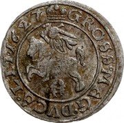 Poland 1 Grosz (Sigismund III. Rider) GROSS MAG DVCA LIT 1627 coin reverse Poland 1 Grosz (Sigismund III. Rider) GROSS MAG DVCA LIT 1627 coin reverse