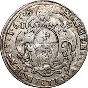 Poland 1 Ort (Elbing. Karol X Gustaw Swedish Occupation) MON ARGENT CIVIT ELBINGENSIS 1656 1 8 NH coin reverse Poland 1 Ort (Elbing. Karol X Gustaw Swedish Occupation) MON ARGENT CIVIT ELBINGENSIS 1656 1 8 NH coin reverse
