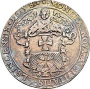 Poland 1 Talar (Karol X Gustaw Swedish Occupation) MONETA NOVA CIVITATIS ELBINGENSIS 1658 coin reverse Poland 1 Talar (Karol X Gustaw Swedish Occupation) MONETA NOVA CIVITATIS ELBINGENSIS 1658 coin reverse
