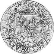 Poland 1 Thaler (Sigismund III Pattern) KM# Pn7 MAG DVXL RVS PRVS MAS SAM LIVO 1614 coin reverse