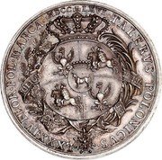 Poland 1 Thaler Stanislaus Augustus Pattern Coin 1766 KM# Pn64 LXXXIV FLOR POL MARCA TALERVS POLONICVS MDCCLXVI PROFIDE LEGE ET GREGE coin reverse Poland 1 Thaler Stanislaus Augustus Pattern Coin 1766 KM# Pn64 LXXXIV FLOR POL MARCA TALERVS POLONICVS MDCCLXVI PROFIDE LEGE ET GREGE coin reverse
