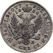 Poland 1 Zloty Aleksandr I 1824 IB C# 98a 1. ZŁOTY POLSKI. 86 86/125 Z GRZ. CZ. KOL. 18 22 I. B. coin reverse Poland 1 Zloty Aleksandr I 1824 IB C# 98a 1. ZŁOTY POLSKI. 86 86/125 Z GRZ. CZ. KOL. 18 22 I. B. coin reverse