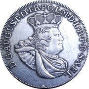 Poland 1 Zloty (August III) D G AVGVST III R POL M D L R P D S & E L coin obverse Poland 1 Zloty (August III) D G AVGVST III R POL M D L R P D S & E L coin obverse