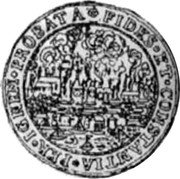 Poland 10 Ducat (Torun Under Siege) FIDES ET CONSTANTIA PER IGNEN PROBATA coin reverse Poland 10 Ducat (Torun Under Siege) FIDES ET CONSTANTIA PER IGNEN PROBATA coin reverse