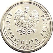 Poland 10 Groszy Circulation Coin. Wreath 2021 MW Y# 971c MW RZECZPOSPOLITA POLSKA 2020 coin obverse Poland 10 Groszy Circulation Coin. Wreath 2021 MW Y# 971c MW RZECZPOSPOLITA POLSKA 2020 coin obverse