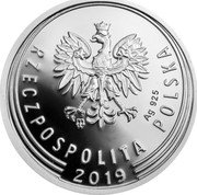 Poland 10 Groszy One Hundred Years of the Zloty 2019 MW Proof; all in proof set MW AG 925 RZECZPOSPOLITA POLSKA 2019 coin obverse Poland 10 Groszy One Hundred Years of the Zloty 2019 MW Proof; all in proof set MW AG 925 RZECZPOSPOLITA POLSKA 2019 coin obverse