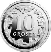 Poland 10 Groszy One Hundred Years of the Zloty 2019 MW Proof; all in proof set 10 GROSZY coin reverse Poland 10 Groszy One Hundred Years of the Zloty 2019 MW Proof; all in proof set 10 GROSZY coin reverse