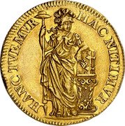 Netherlands 10 Stuivers (Pattern of 2 ducat weight) KM# Pn7 HAC NITIMVR HANC TVEMVR coin reverse Netherlands 10 Stuivers (Pattern of 2 ducat weight) KM# Pn7 HAC NITIMVR HANC TVEMVR coin reverse