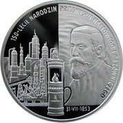 Poland 10 Zlotych 150th Anniversary of Oil and Gas Industry's Origin 2003 MW Proof Y# 469 150-LECIE NARODZIN PRZEMYSŁU NAFTOWEGO I GAZOWNICZEGO 31.VII.1853 coin reverse Poland 10 Zlotych 150th Anniversary of Oil and Gas Industry's Origin 2003 MW Proof Y# 469 150-LECIE NARODZIN PRZEMYSŁU NAFTOWEGO I GAZOWNICZEGO 31.VII.1853 coin reverse