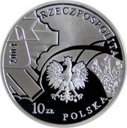 Poland 10 Zlotych 85 Years of the Police 2004 MW Proof Y# 502 2004 RZECZPOSPOLITA MW 10 ZŁ POLSKA coin obverse Poland 10 Zlotych 85 Years of the Police 2004 MW Proof Y# 502 2004 RZECZPOSPOLITA MW 10 ZŁ POLSKA coin obverse