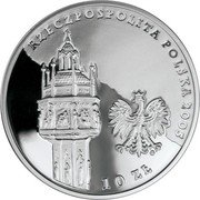 Poland 10 Zlotych Pope John Paul II 2005 MW Proof Y# 539 RZECZPOSPOLITA POLSKA 2005 MW 10 ZŁ coin obverse Poland 10 Zlotych Pope John Paul II 2005 MW Proof Y# 539 RZECZPOSPOLITA POLSKA 2005 MW 10 ZŁ coin obverse