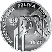 Poland 10 Zlotych Siberian Exiles 2008 MW Proof Y# 639 RZECZPOSPOLITA POLSKA 2008 MW 10 ZŁ coin obverse Poland 10 Zlotych Siberian Exiles 2008 MW Proof Y# 639 RZECZPOSPOLITA POLSKA 2008 MW 10 ZŁ coin obverse