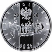 Poland 10 Zlotych 90th Anniversary of the Greater Poland Uprising 2008 Proof Y# 661 RZECZPOSPOLITA POLSKA 2008 MW 10 ZŁ coin obverse Poland 10 Zlotych 90th Anniversary of the Greater Poland Uprising 2008 Proof Y# 661 RZECZPOSPOLITA POLSKA 2008 MW 10 ZŁ coin obverse