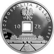 Poland 10 Zlotych XXIX Summer Olympic Games in Beijing 2008 Proof Y# 646 RZECZPOSPOLITA POLSKA 2008 MW 10 ZŁ coin obverse Poland 10 Zlotych XXIX Summer Olympic Games in Beijing 2008 Proof Y# 646 RZECZPOSPOLITA POLSKA 2008 MW 10 ZŁ coin obverse