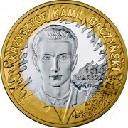Poland 10 Zlotych 65th Anniversary of Warsaw Uprising. Krzysztof Kamil Baczynski 2009 MW Proof Y# 689 KRZYSZTOF KAMIL BACZYŃSKI POECI WARSZAWSCY coin reverse Poland 10 Zlotych 65th Anniversary of Warsaw Uprising. Krzysztof Kamil Baczynski 2009 MW Proof Y# 689 KRZYSZTOF KAMIL BACZYŃSKI POECI WARSZAWSCY coin reverse