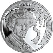 Poland 10 Zlotych Ignacy Jan Paderewski 2011 MW Proof Y# 790 IGNACY JAN PADEREWSKI 1860-1941 coin reverse Poland 10 Zlotych Ignacy Jan Paderewski 2011 MW Proof Y# 790 IGNACY JAN PADEREWSKI 1860-1941 coin reverse
